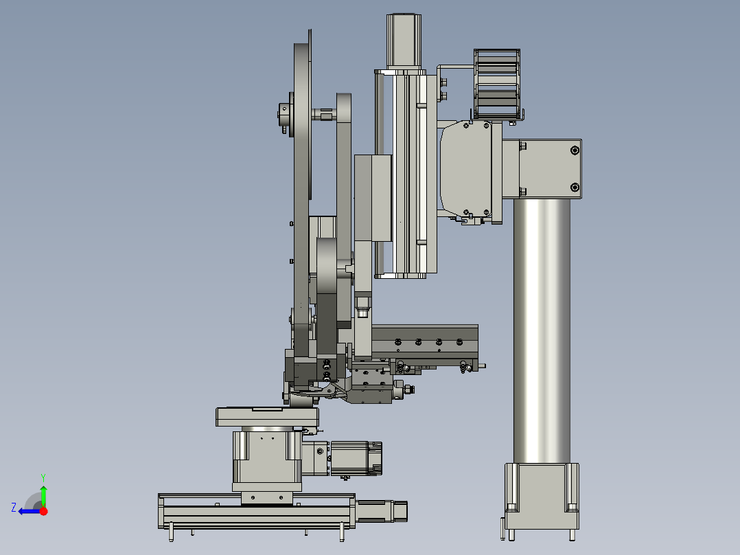 自动贴胶带机构5右视图