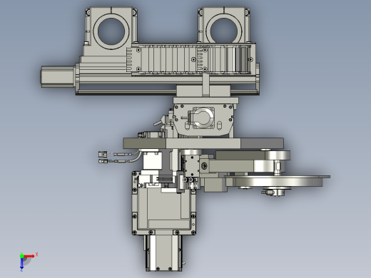 自动贴胶带机构5俯视缩略图