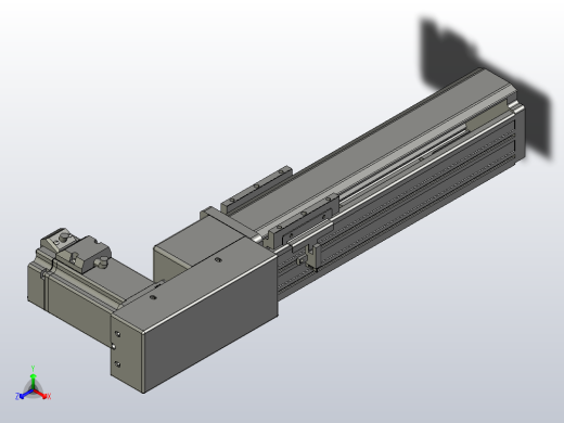 皮带直线轴半封闭可选导轨TPA-HNB-65S-90-L150-MR-Y-P10-N3