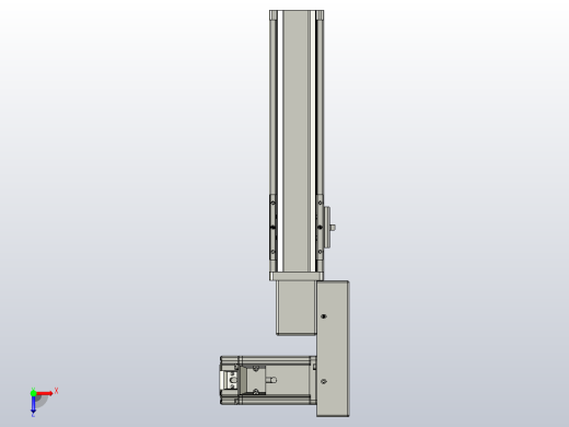皮带直线轴半封闭可选导轨TPA-HNB-65S-90-L150-MR-Y-P10-N3俯视缩略图