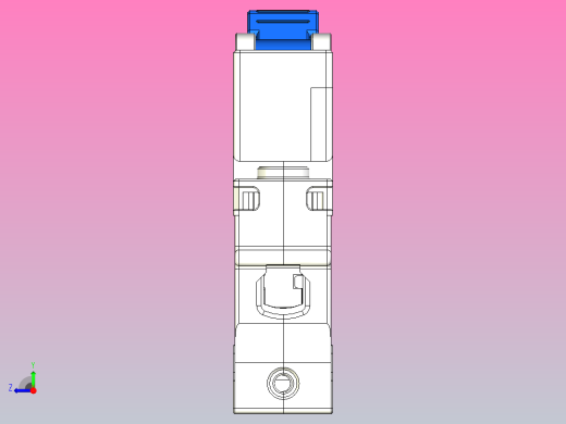 NXB-63T 1P小型断路器三维模型202404右视缩略图