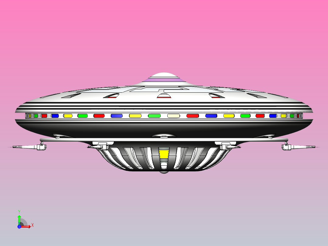 不明飞行物体(1)前视图