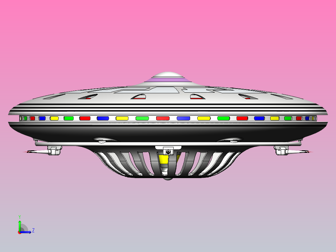 不明飞行物体(1)左视图