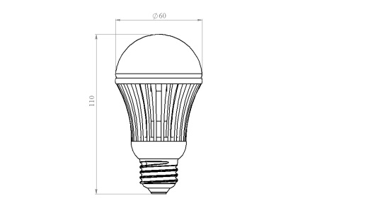 LED灯泡模型缩略图