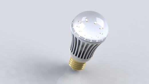 LED灯泡模型缩略图