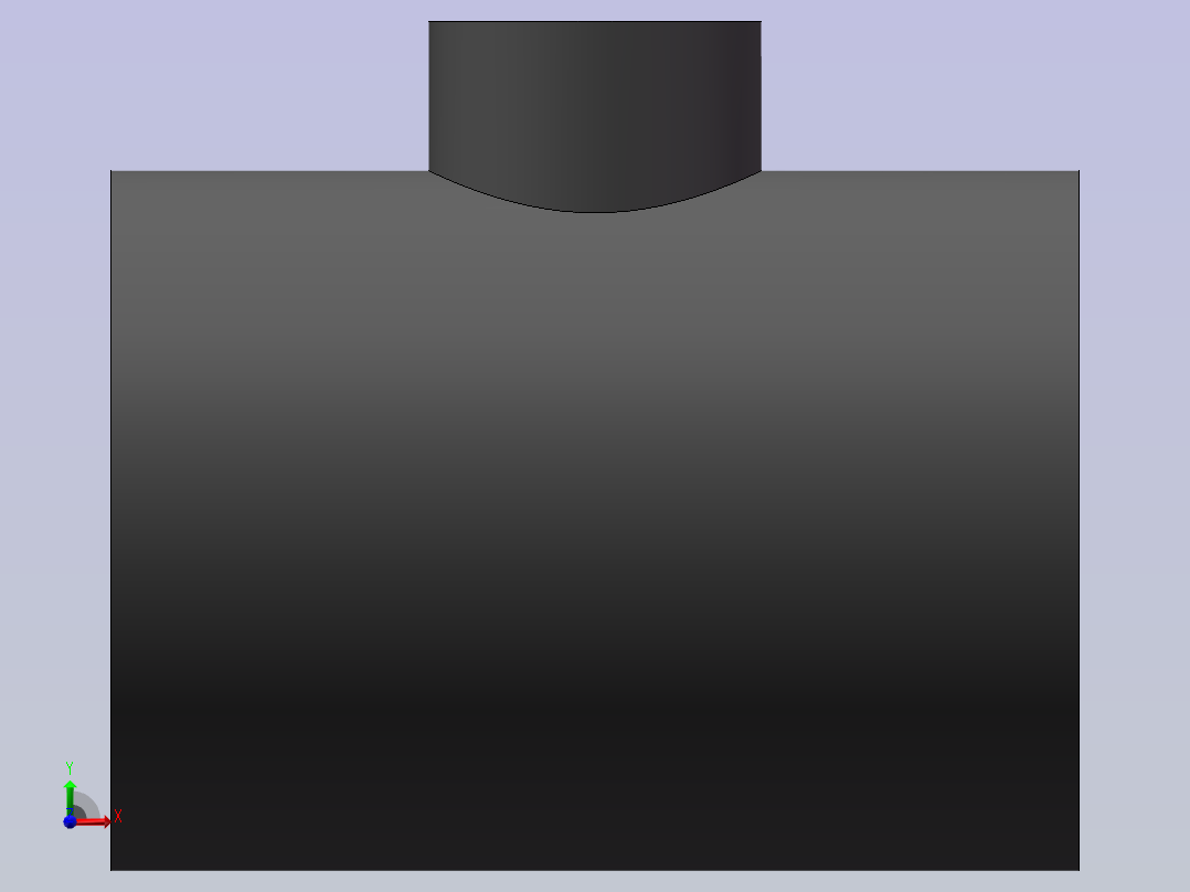 RTee_DN150_65_U-PVC前视图