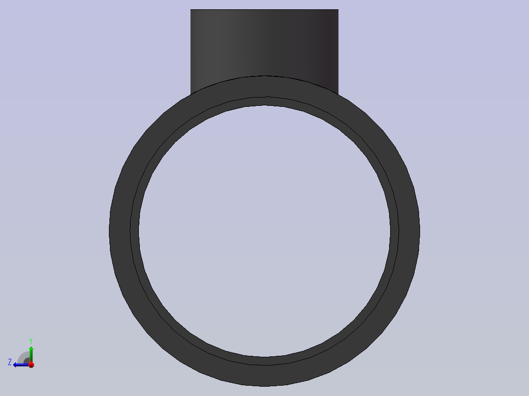 RTee_DN150_65_U-PVC右视图