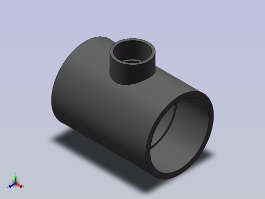 RTee_DN150_65_U-PVC正等轴测缩略图