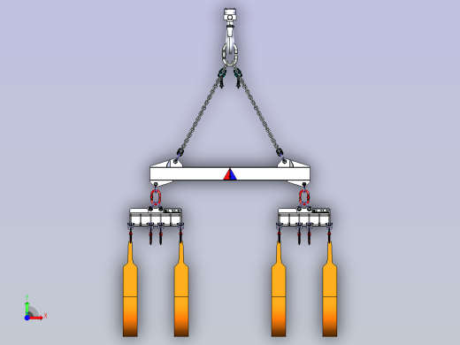 准确的 lifting beam 25T前视缩略图