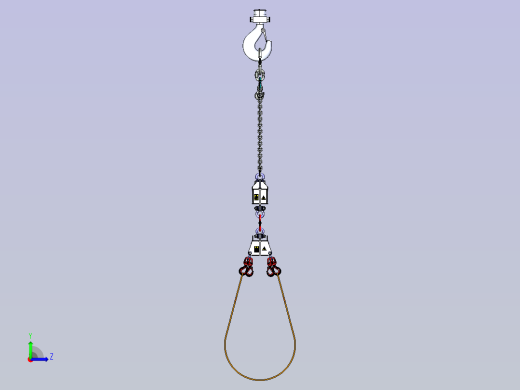 准确的 lifting beam 25T左视缩略图