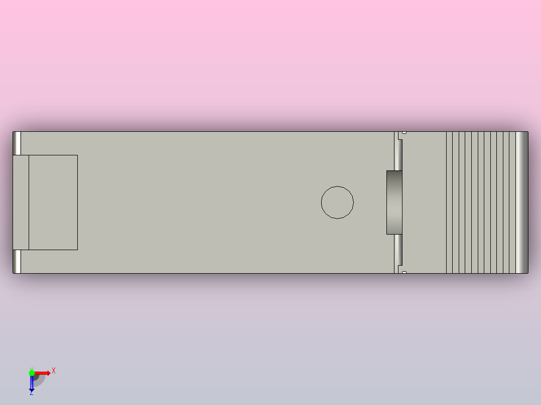 正泰电涌保护器NU6-II_F-5-275-1P (1)俯视图
