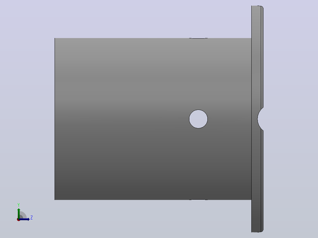 工程机械用双金属轴套 A型_A60×90左视图