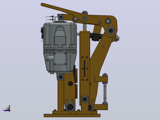 YP11系列电力液压盘式制动器YP11-220-355×20-ⅠB-CL.RL.WL.HL.H右视缩略图