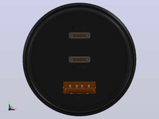 160W USB C车载充电器，QC5.0.zip.zip前视缩略图