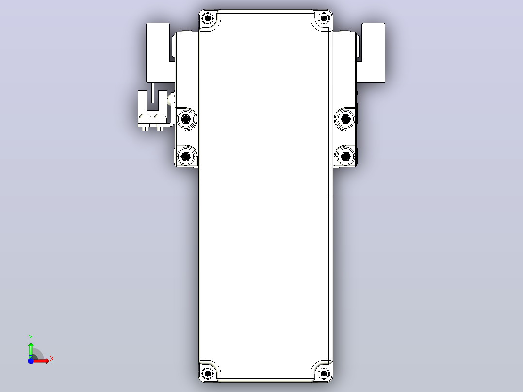 线性模块铝制底座TPA-KNR-86E-1610C-L850A1-MP-H40-N3前视图