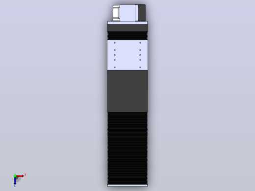直线模组DMBF170-RDCR（电机右下折）[DMBF170-L45S500-DT750-A2U-RDCR]俯视缩略图