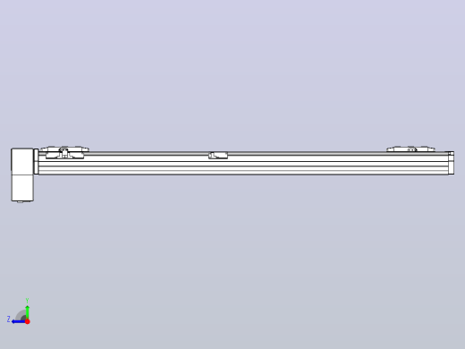 皮带直线轴双滑块型TPA-GCBS-80-P60-L400-RP-M20-N3右视缩略图