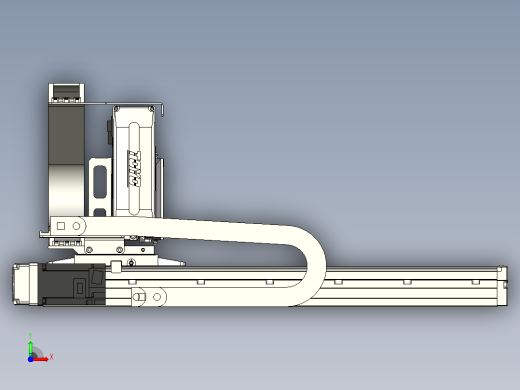 XYGT440-A1-A-450-250-M-C-001负载3-57KG 丝杆模组 XY悬臂组合 XYGT440-A1 替换台湾TOYO东佑达滑台直线模组前视缩略图