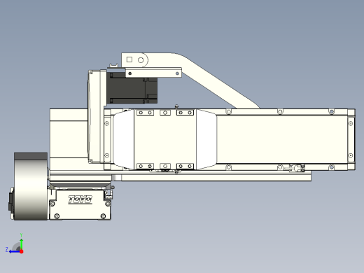 XYGT440-A1-A-450-250-M-C-001负载3-57KG 丝杆模组 XY悬臂组合 XYGT440-A1 替换台湾TOYO东佑达滑台直线模组右视缩略图