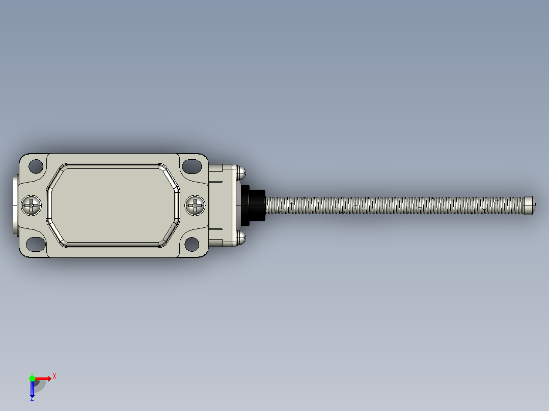 YBLX-K3_20S_T内六角行程开关三维模型202111俯视图