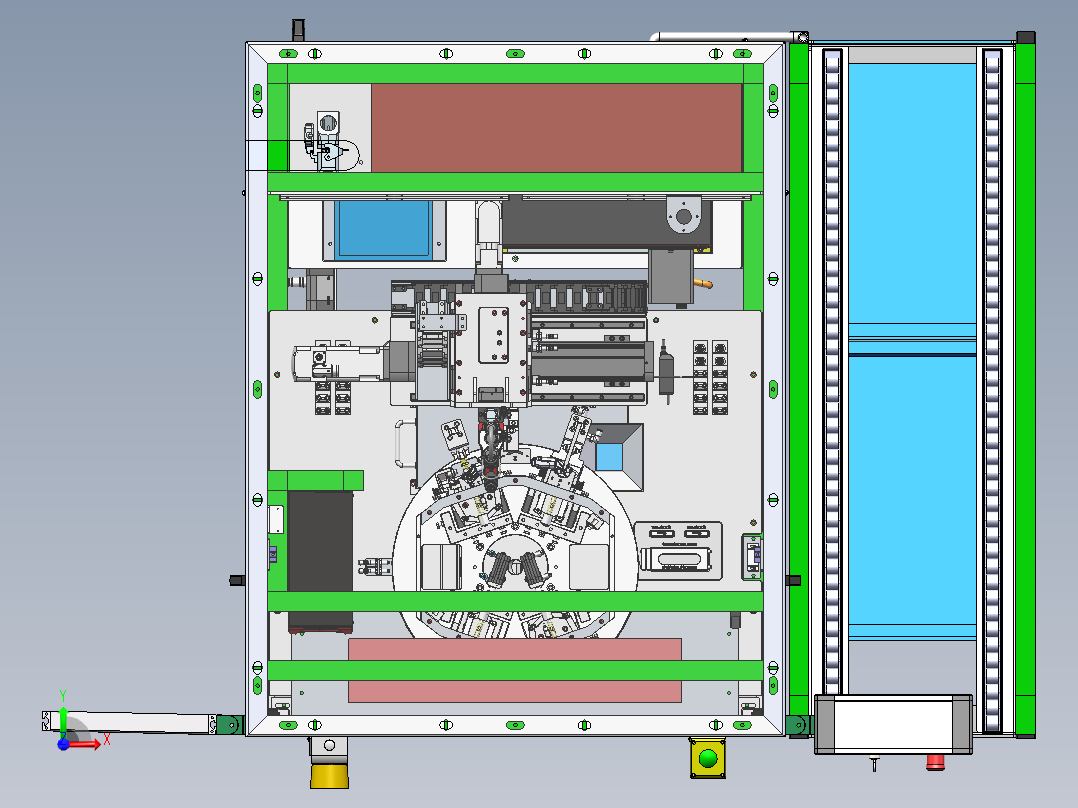 腰脱自动拧紧涂油设备sw16可编辑前视图