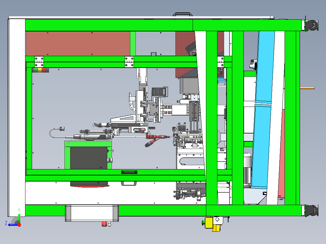 腰脱自动拧紧涂油设备sw16可编辑右视图