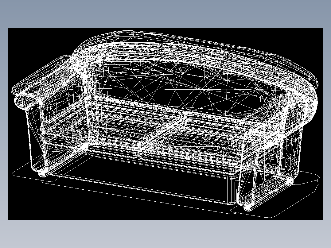 室内家具和灯具等的模型十二-K-S37-2