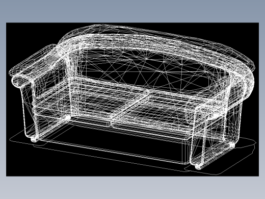 室内家具和灯具等的模型十二-K-S37-2