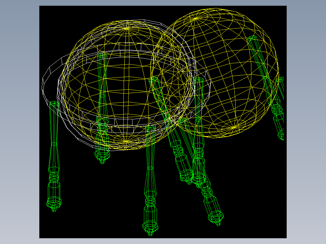 室内家具及植物的维模型十三-Q007