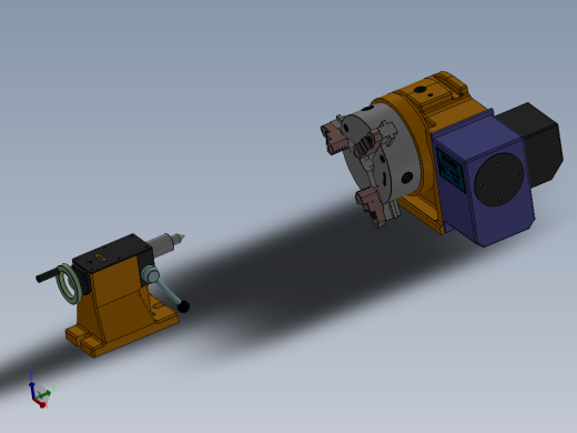 T907 数控机床回转卡盘装置