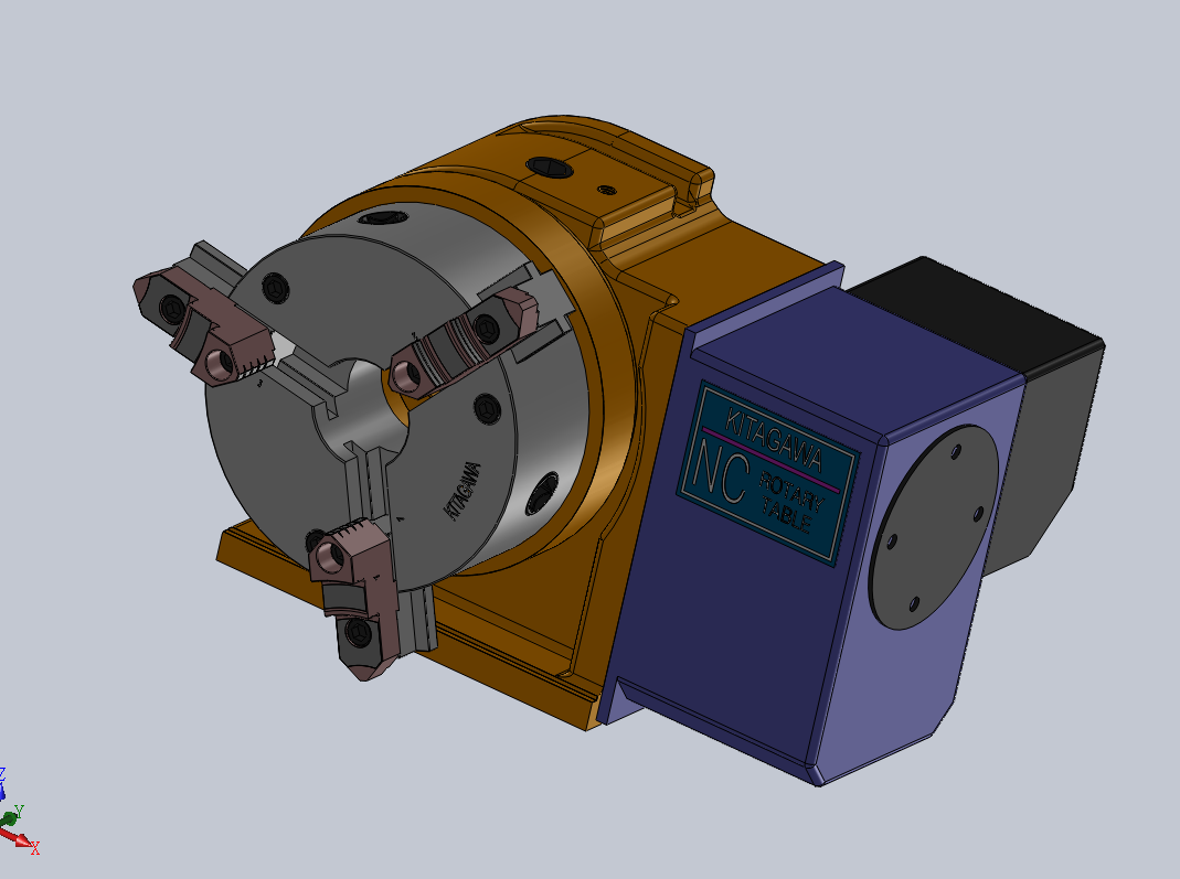 T907 数控机床回转卡盘装置