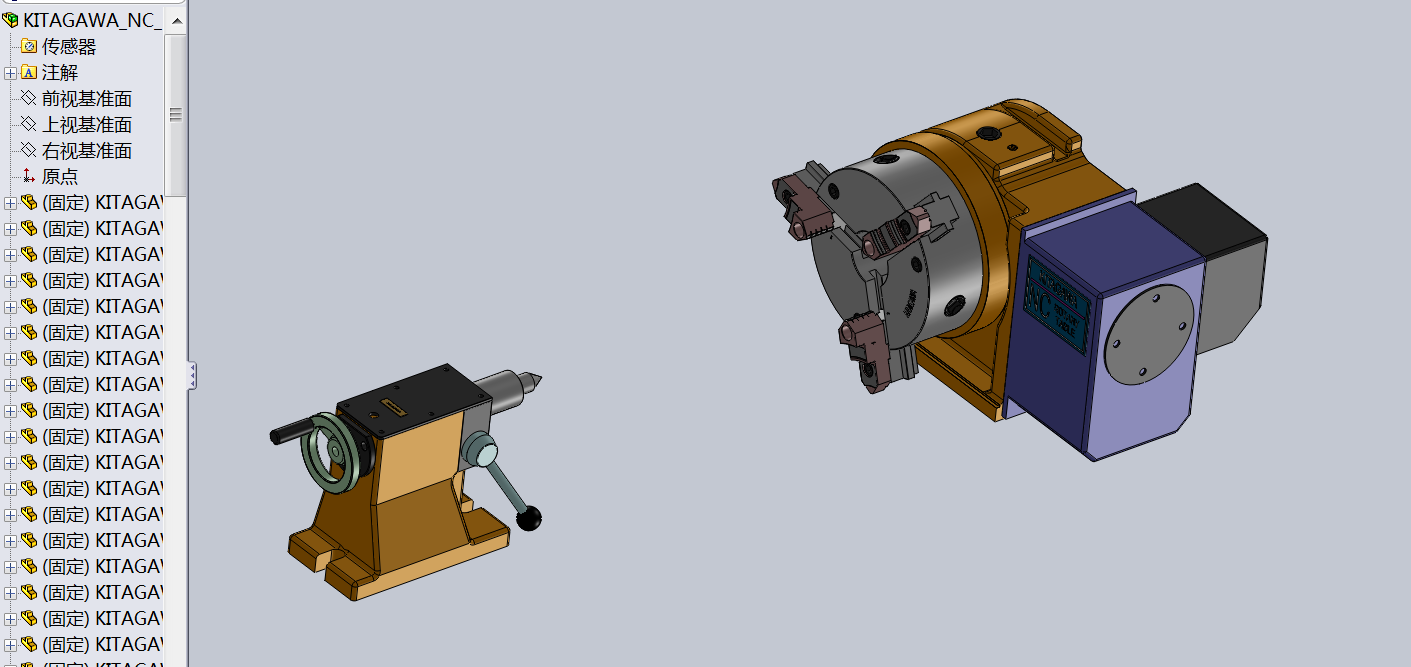 T907 数控机床回转卡盘装置