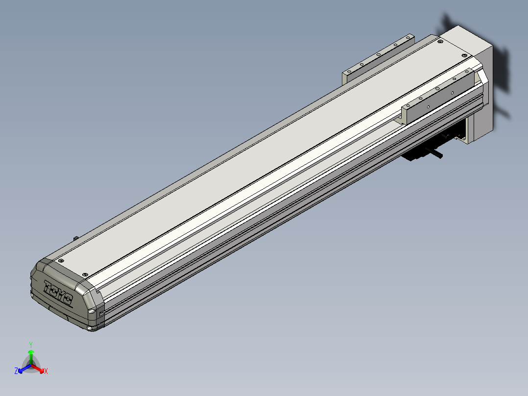 Toyo东佑达直线模组-ETH14-600-BM-200W主视图