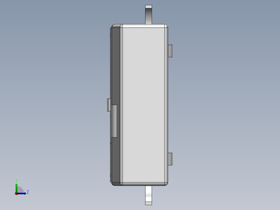 舵轮驱动凸轮顶升agv左视图