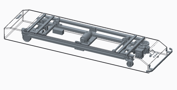 舵轮驱动凸轮顶升agv