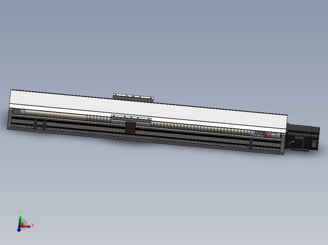 126丝杆模组型材模组滑台3d图纸直线模组线性滑台模组图纸