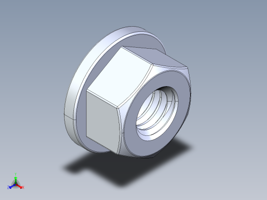法兰螺母-56-FN.STEP