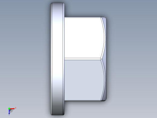 法兰螺母-56-FN.STEP俯视缩略图