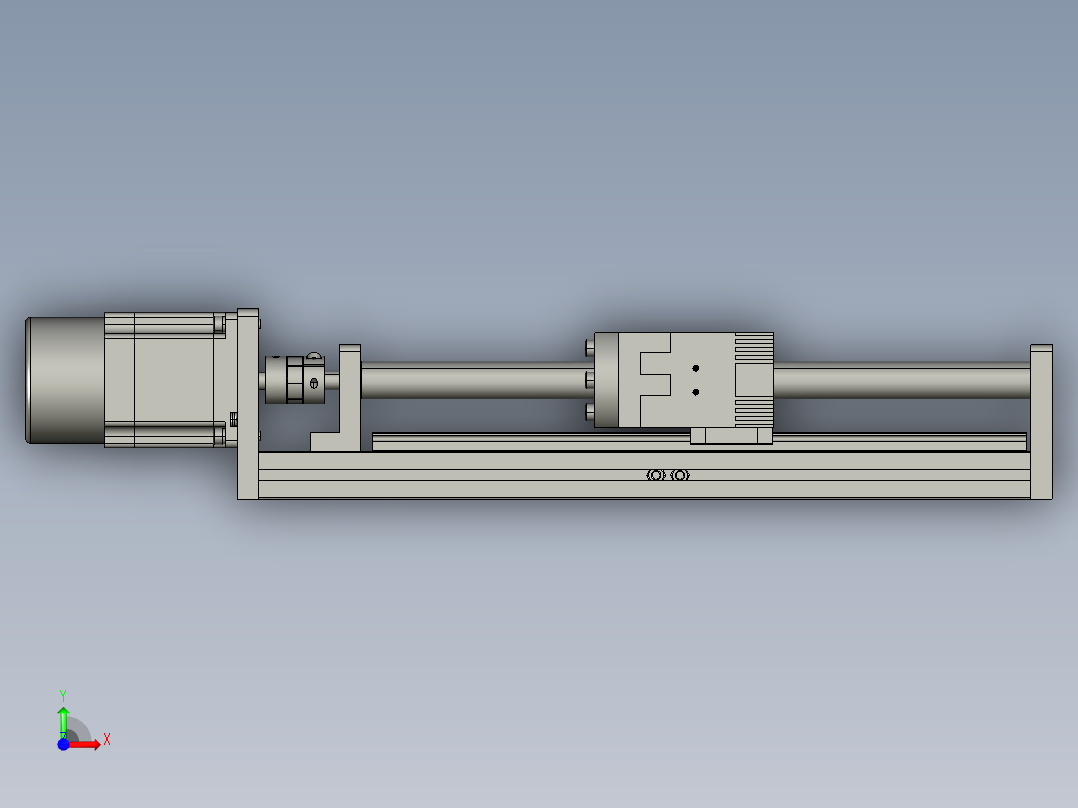 模组FSK40-L10C7-BC-B57-200行程（B57刹车电机）前视图