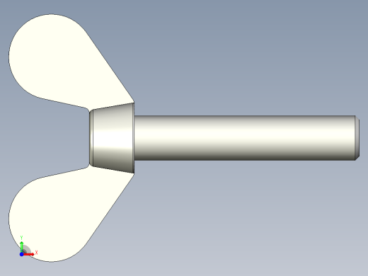 带耳螺钉-DIN_316_Wing_screws_12x1.75x60-54.7-19.5_65_4.9_33.5_12.stp前视缩略图