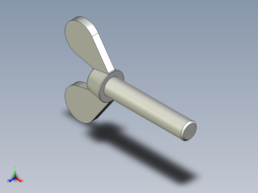 带耳螺钉-DIN_316_Wing_screws_12x1.75x60-54.7-19.5_65_4.9_33.5_12.stp正等轴测缩略图