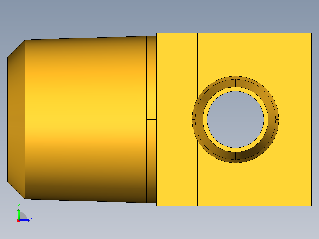 工业通用螺蚊管倒齿式工业硬管接头Male Branch Tee 232-6-4左视图