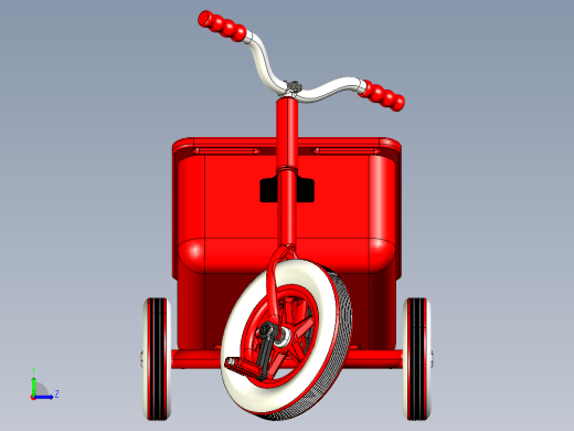 带货斗儿童三轮车--stp左视缩略图