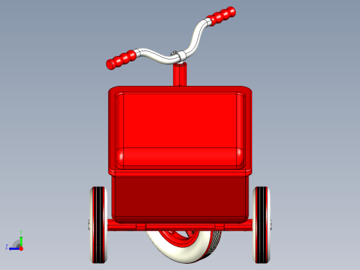 带货斗儿童三轮车--stp右视缩略图