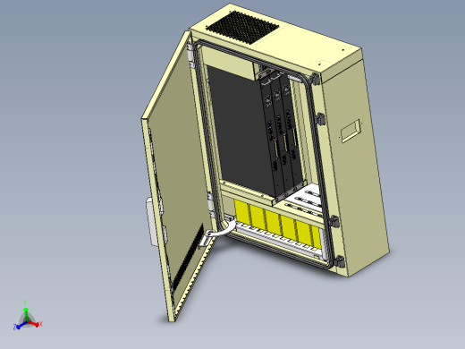 电器柜 电控柜 (6) 机械设计素材
