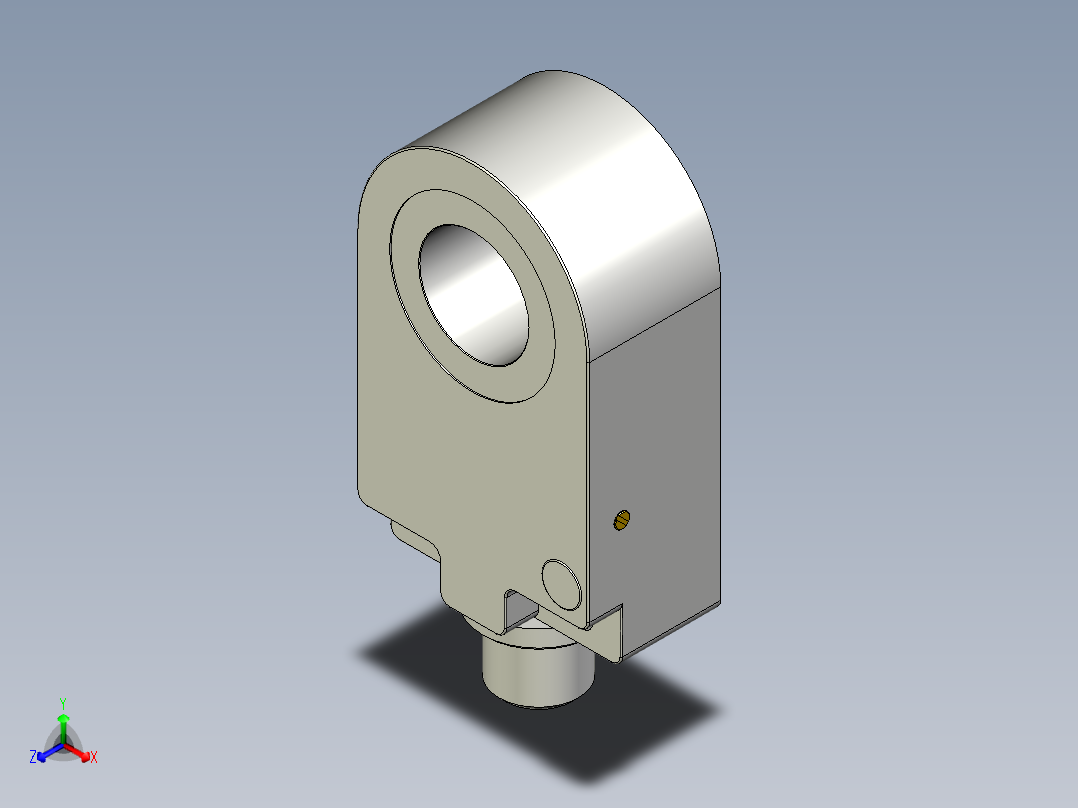 接近传感器PS16_CA_J正等轴测图