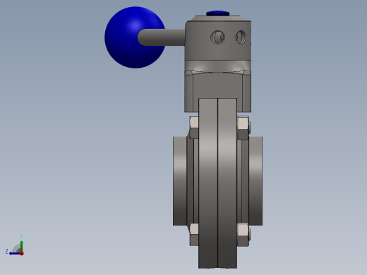 蝶阀右视缩略图