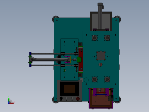 一台贴纸机前视缩略图