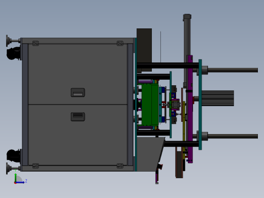 一台贴纸机左视缩略图
