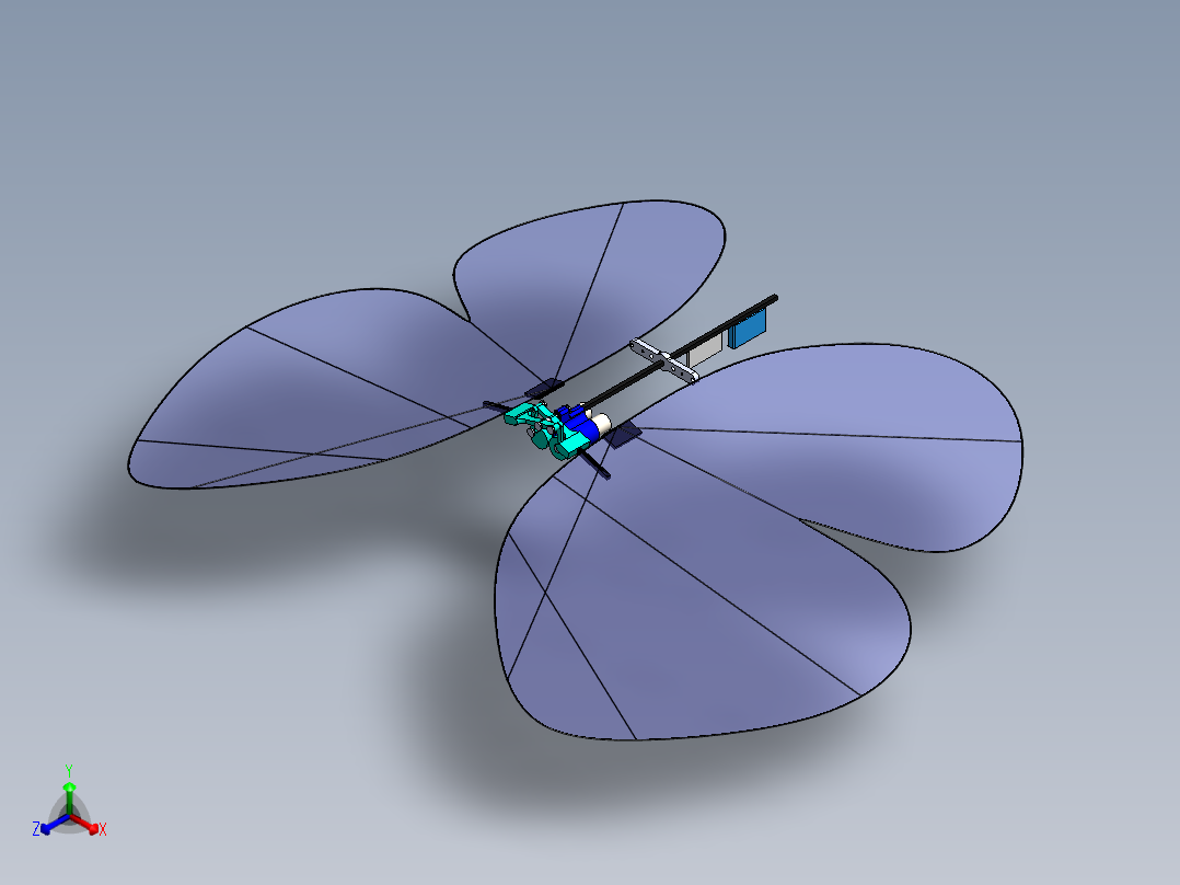 新结构正等轴测图